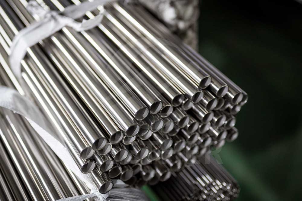 photo of nickel alloy pipes