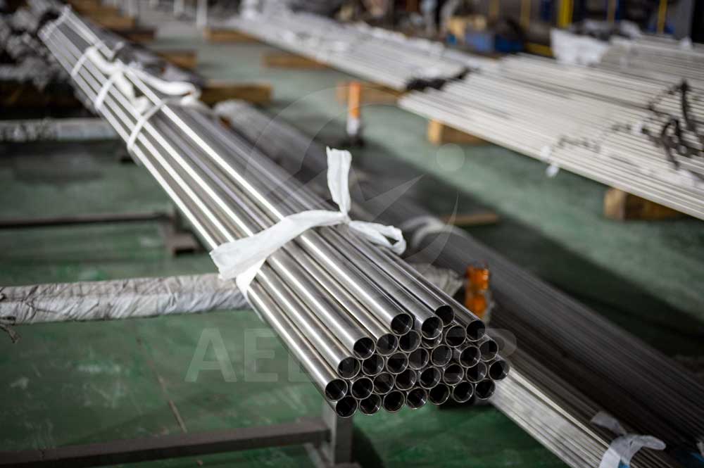 photo of nickel alloy pipes