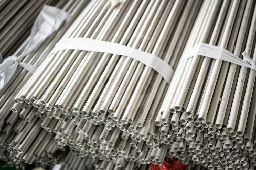 photo of nickel alloy pipes