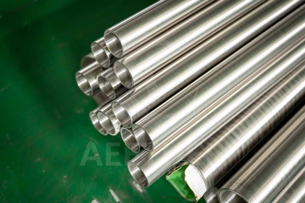 photo of nickel alloy pipes