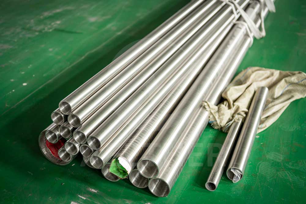 photo of nickel alloy pipes