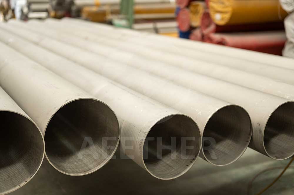 photo of nickel alloy pipes