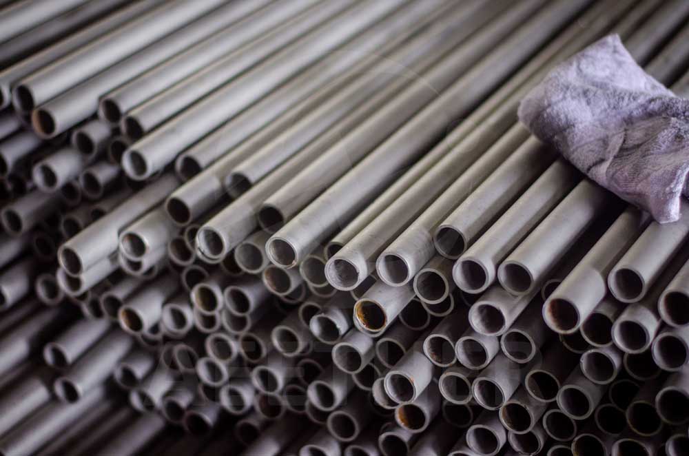 photo of nickel alloy pipes