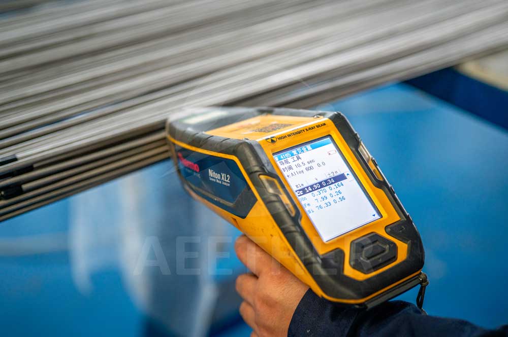 Inconel 600capillary tube PMI test