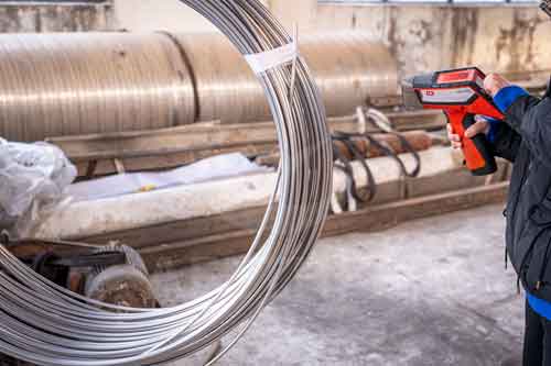 Hastelloy C-276 coil tube PMI test
