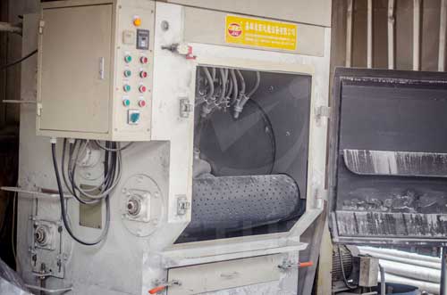 Incoloy DS elbow sand blasting