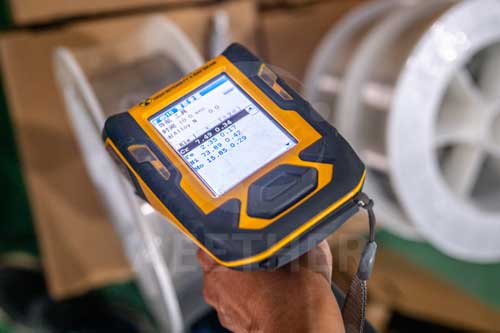 Hastelloy Nfiller metal PMI test