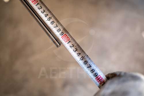 Monel R-405 rod length inspection