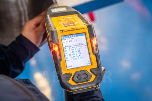 Monel 400seamless pipe & tube PMI test