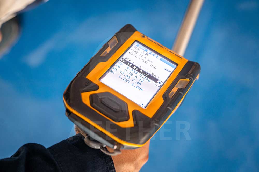 Inconel 600seamless pipe & tube PMI test
