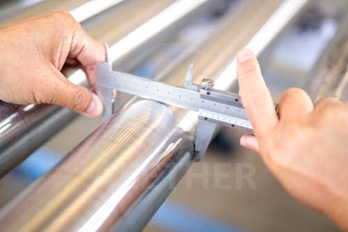 Inconel 686 seamless pipe diameter inspection