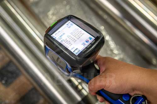 Inconel 686 seamless tube PMI test