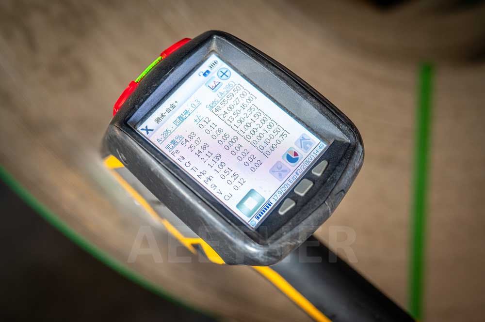 Incoloy A-286strip PMI test