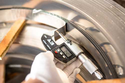 Incoloy 800 strip thickness inspection