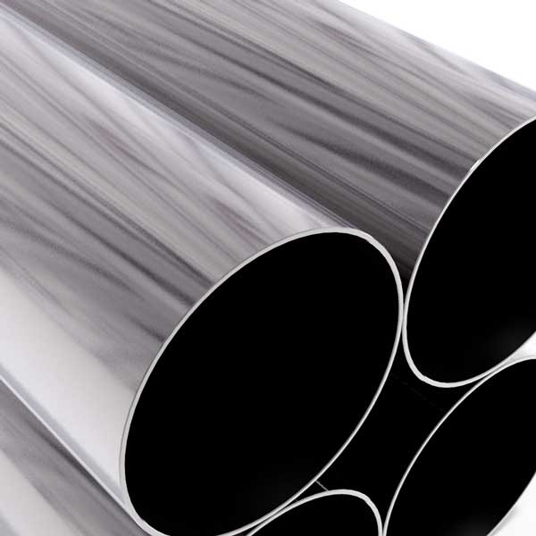 Photo of polished welede pipe tube