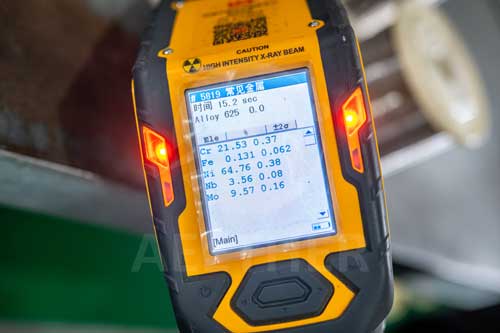 Inconel 625wire PMI test