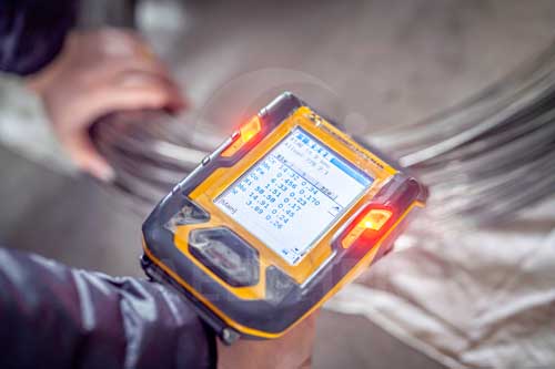 Hastelloy C-276wire PMI test