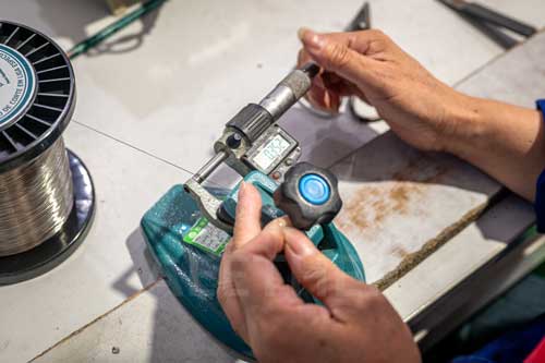 Inconel 600 wire diameter inspection
